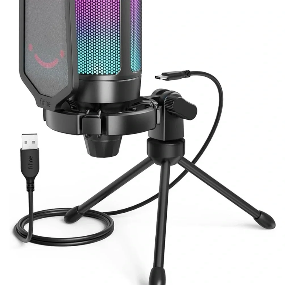 FIFINE gaming, USB microphone for PC or PS5